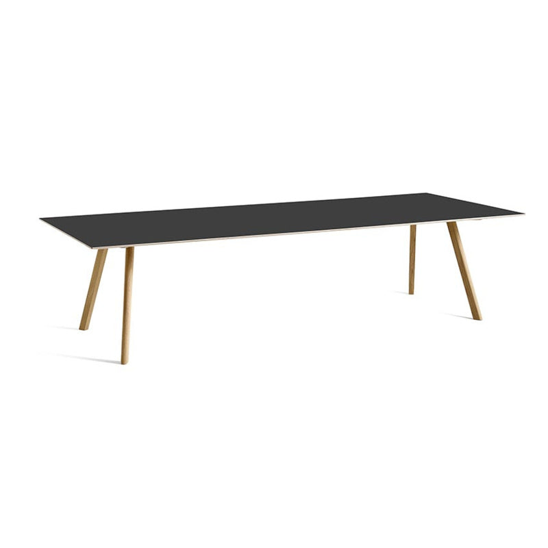 Hay Design tafel Copenhague CPH 30 - 90 x 300 cm. - zwart linoleum