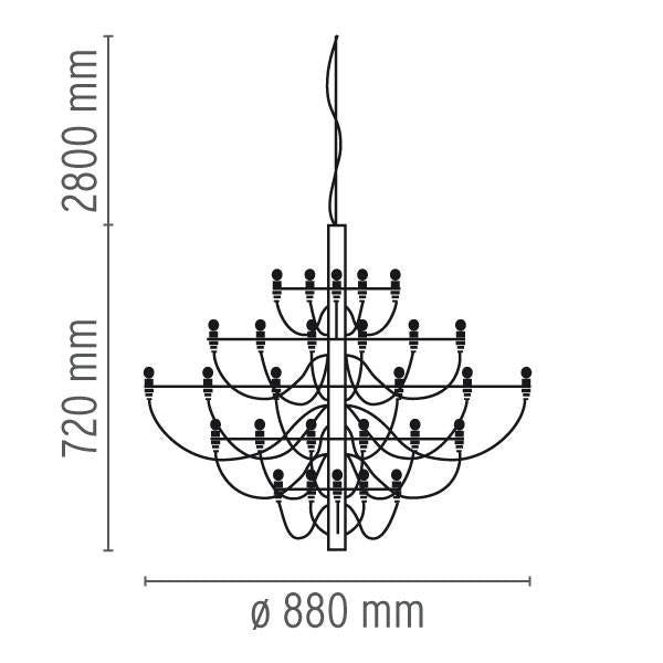 Flos kroonluchter 2097-30