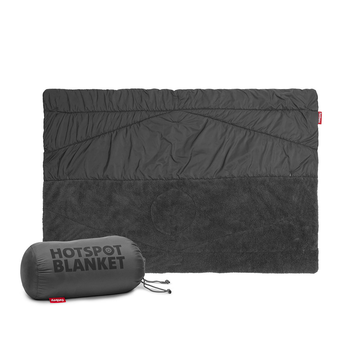 Fatboy Hotspot Blanket - warmtedeken - Cool Grey