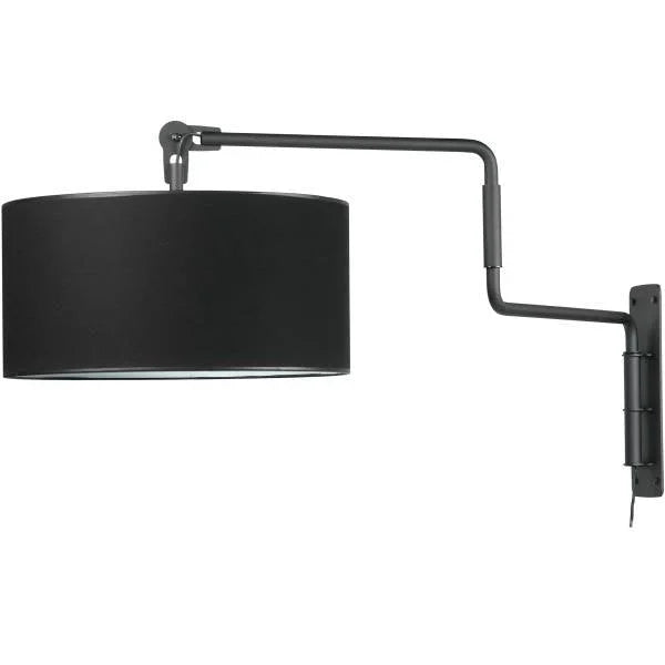 Functionals wandlamp Swivel - zwart