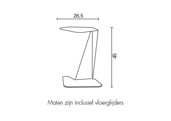 Dutch Originals bijzettafel 972RH - Gispen Today