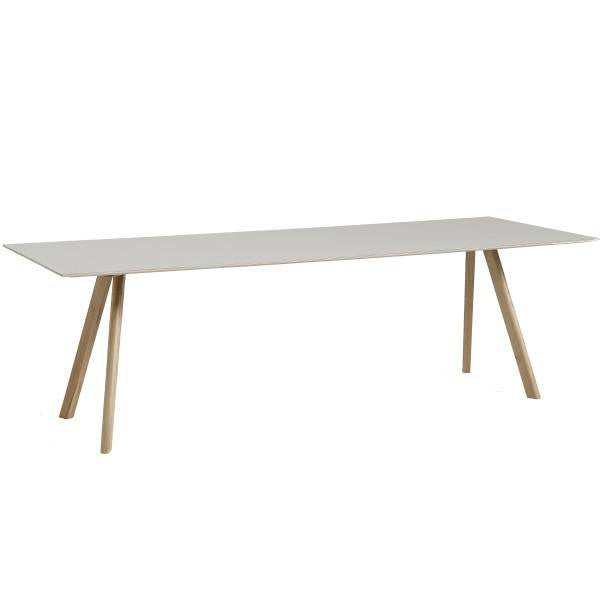 Hay Design tafel Copenhague CPH 30 - 90 x 200 cm. - wit linoleum