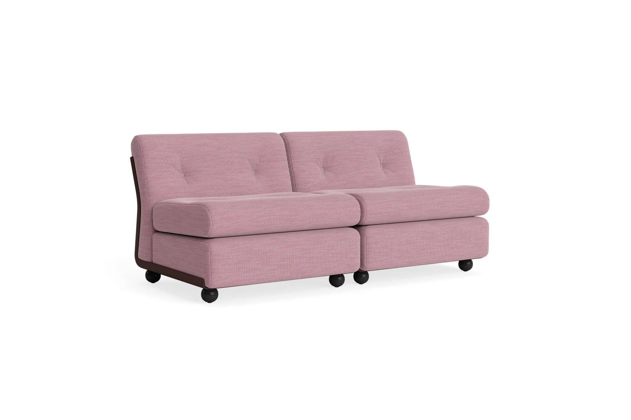 Hay Design Amanta Sofa stof 2 zits - Burgundy Red Shell & Upholstery Yuma 1851