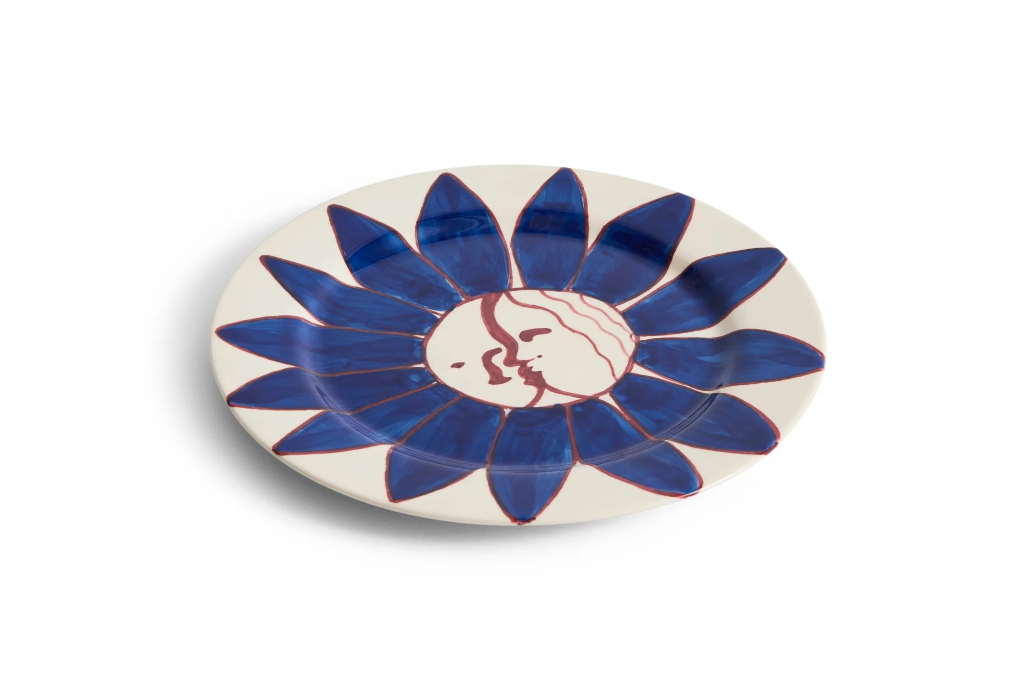 Hay Design bord La Pittura - Deep Blue Flower Ø28,5 cm