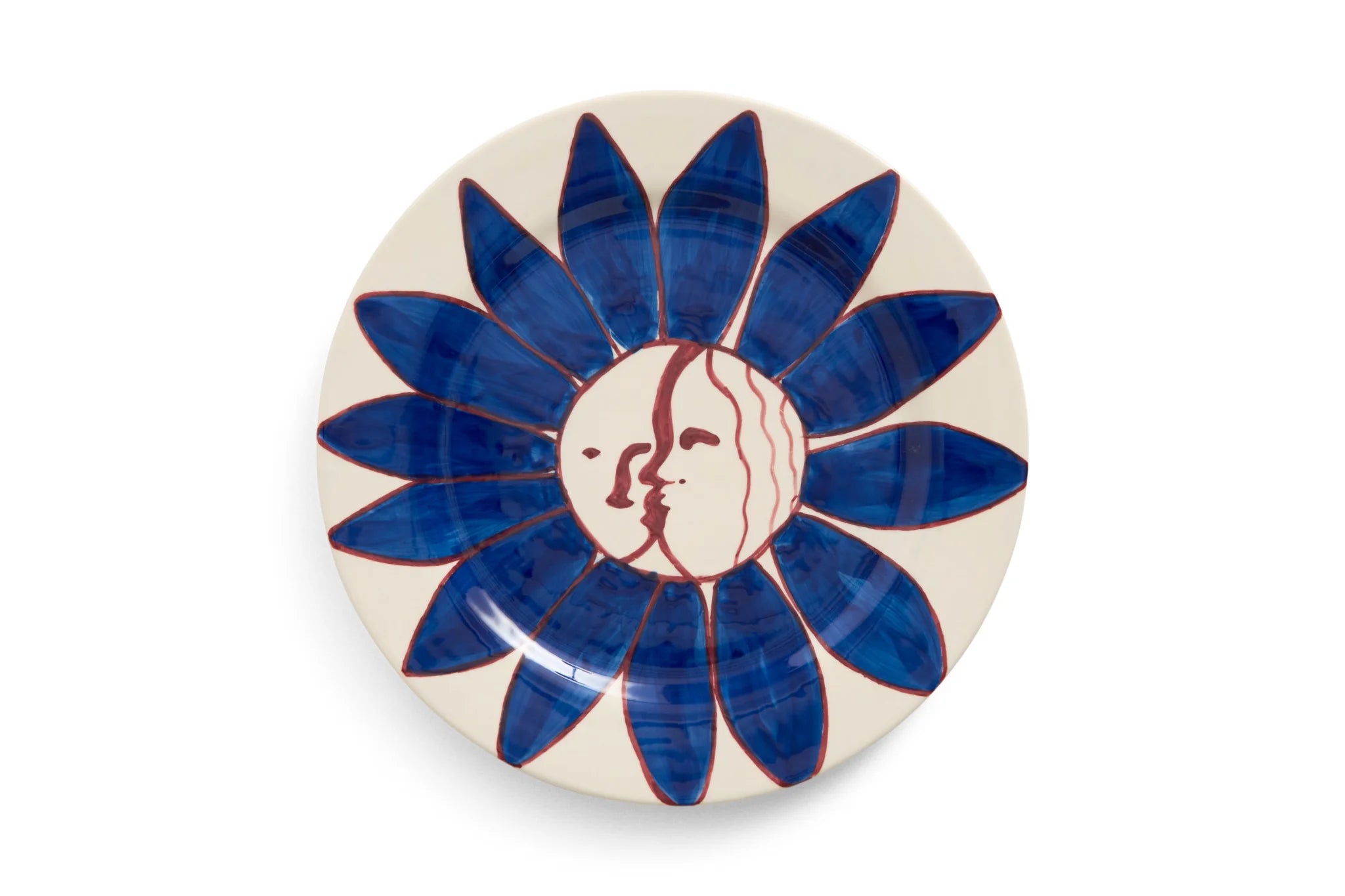 Hay Design bord La Pittura - Deep Blue Flower Ø28,5 cm