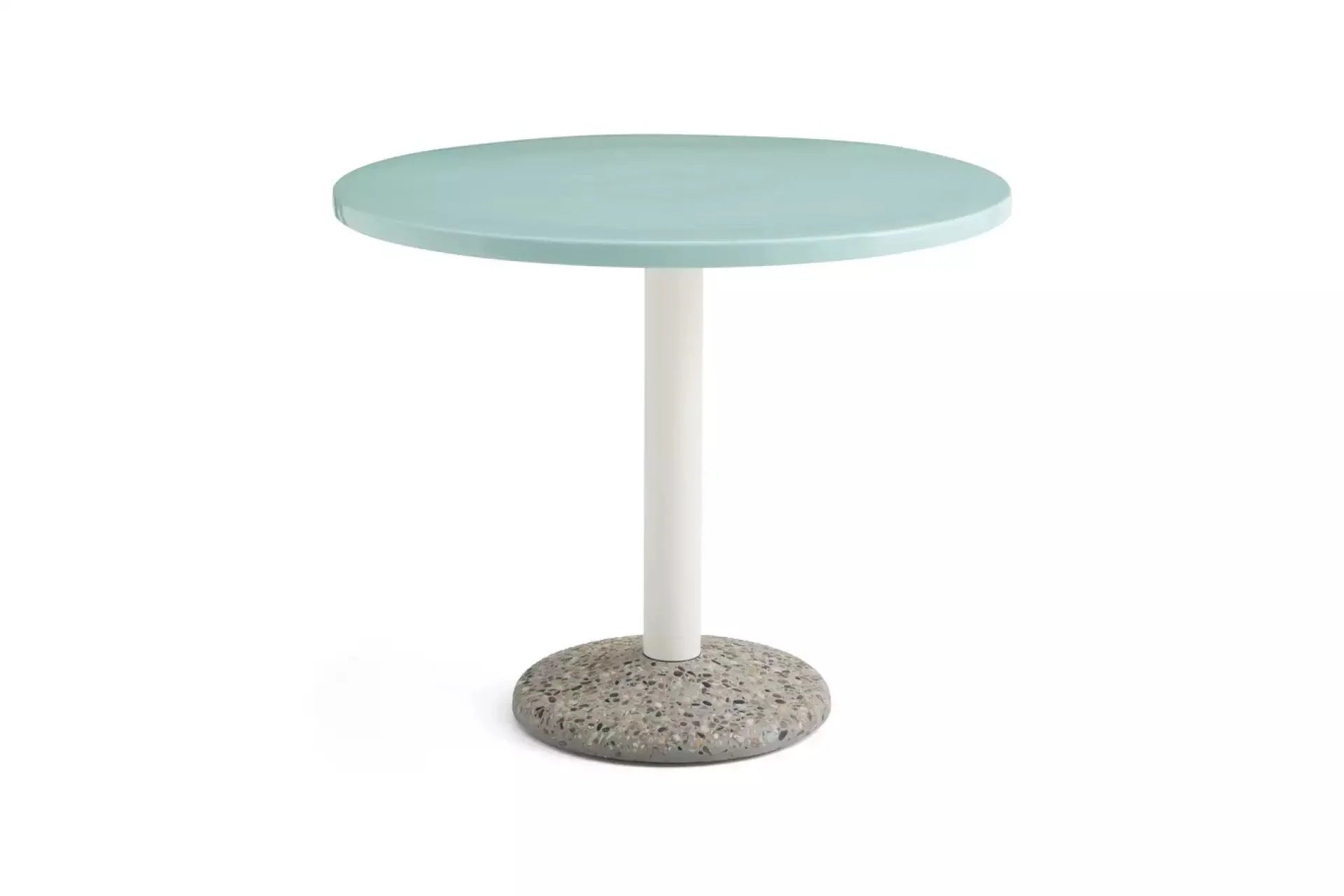 Hay Design buitentafel Ceramic - light mint - Ø 90 cm.