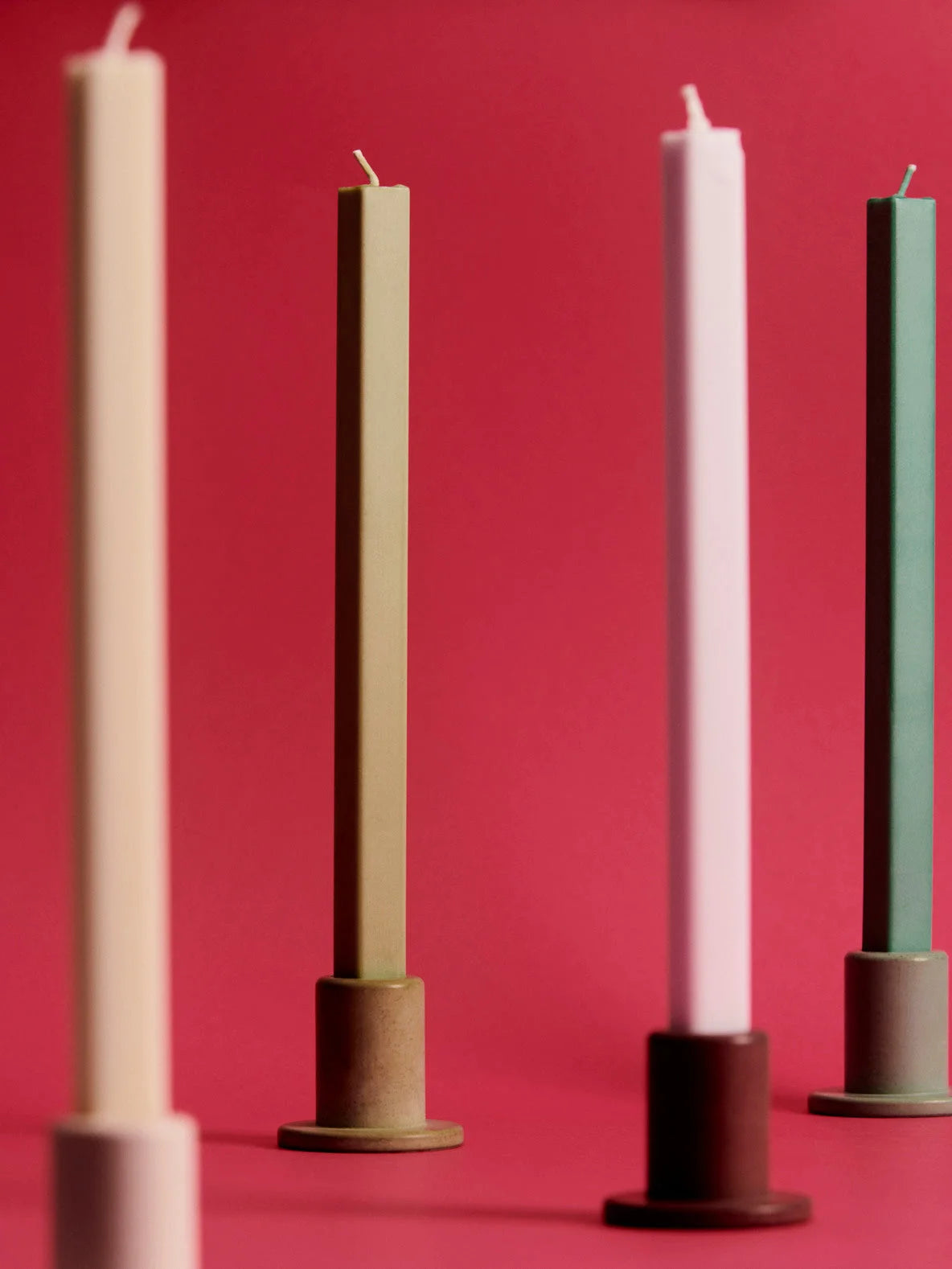 Hay Design Hexagon Candles kaarsen set van 4