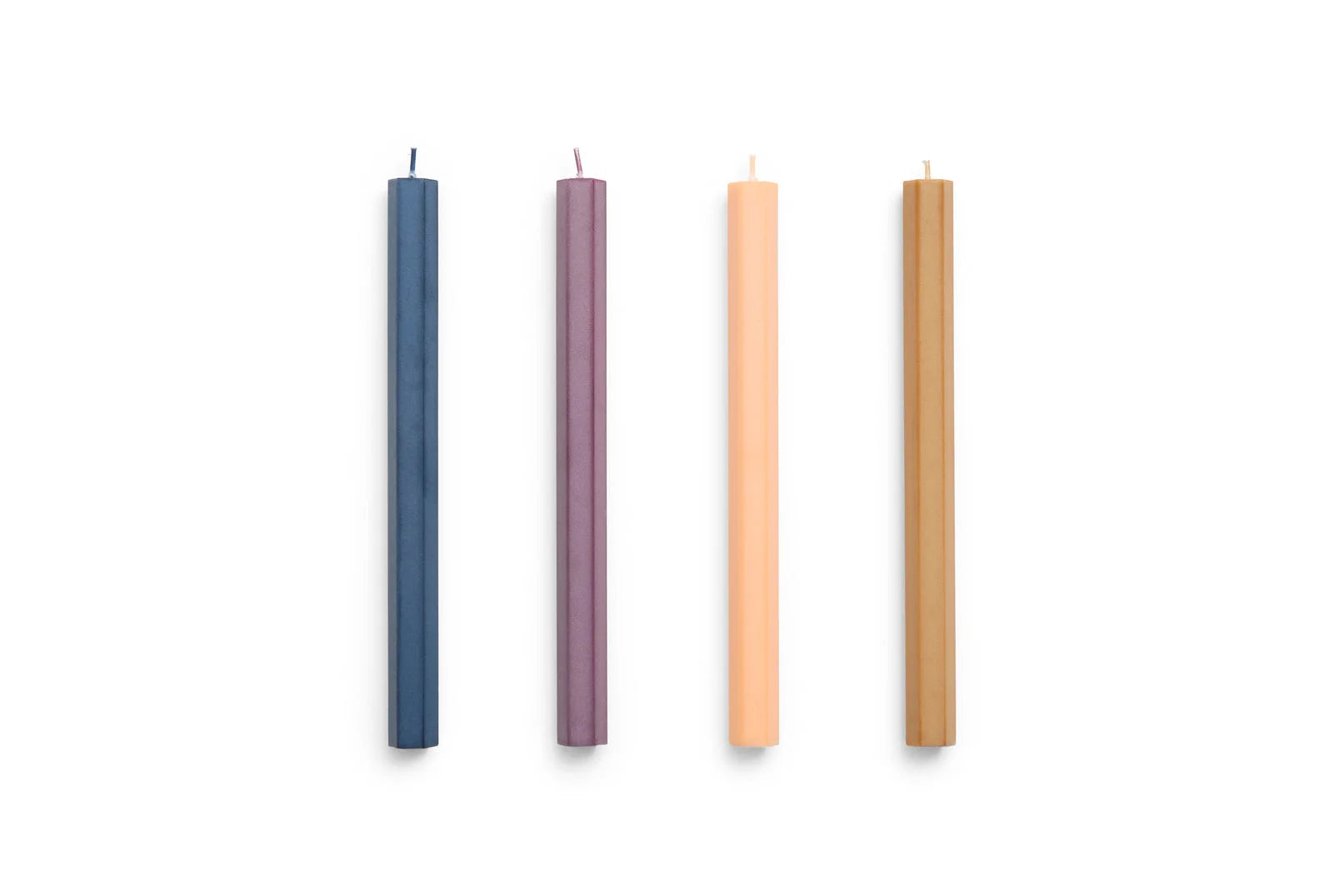 Hay Design Hexagon Candles kaarsen set van 4 - Dark set of 4