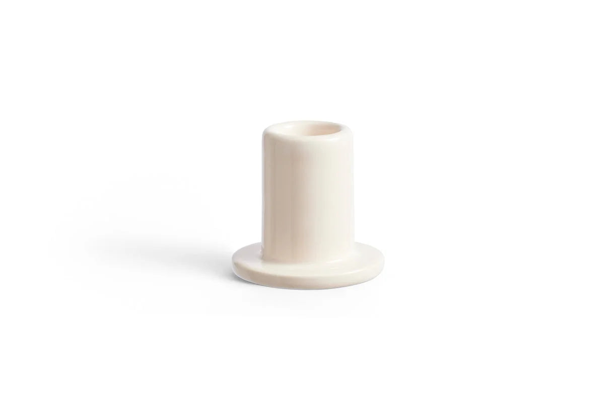 Hay Design kandelaar tube candleholder - off white