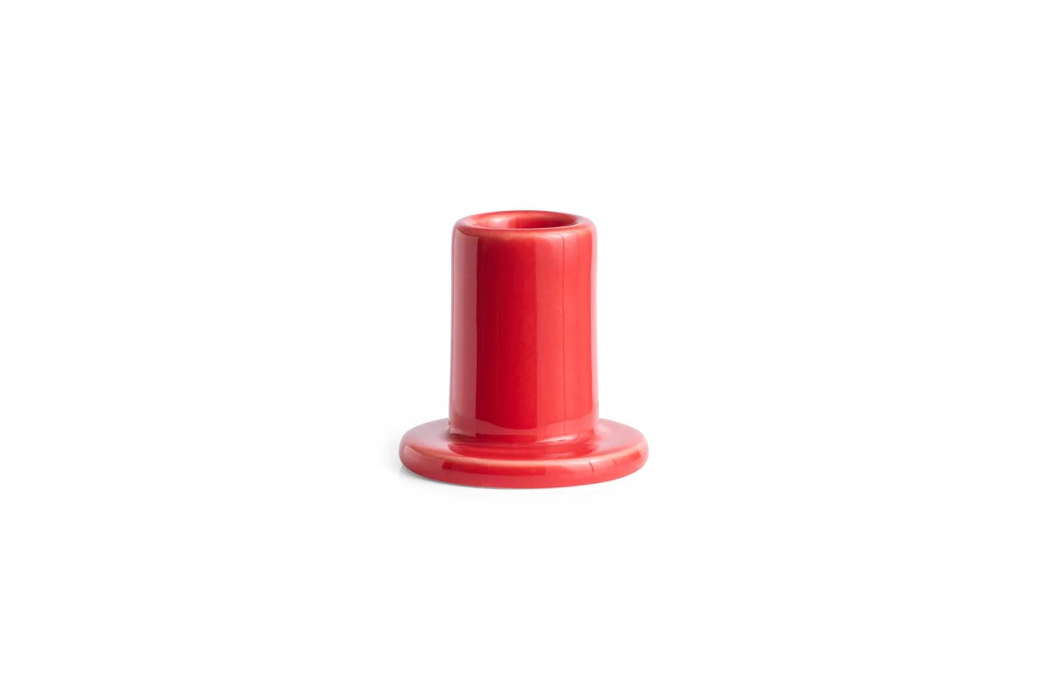 Hay Design kandelaar tube candleholder - Red