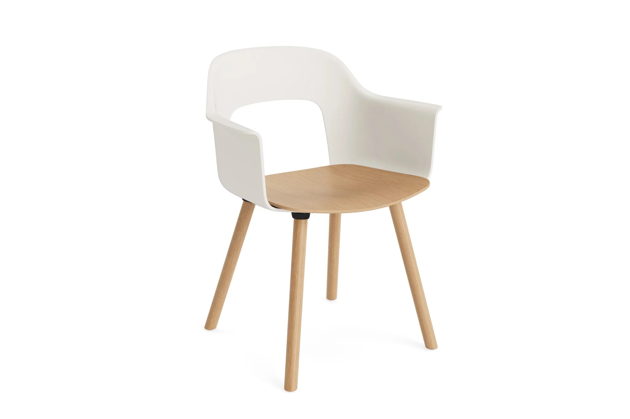 Hay Design Layout Armchair 222 eiken - cream white