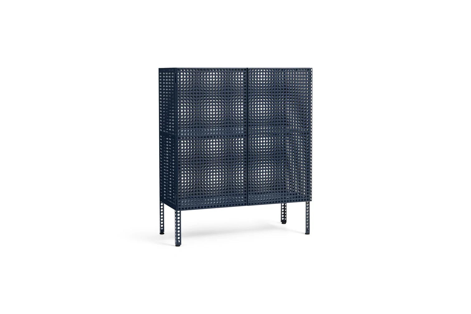 Hay Design Perforated Cabinet Medium steel blue