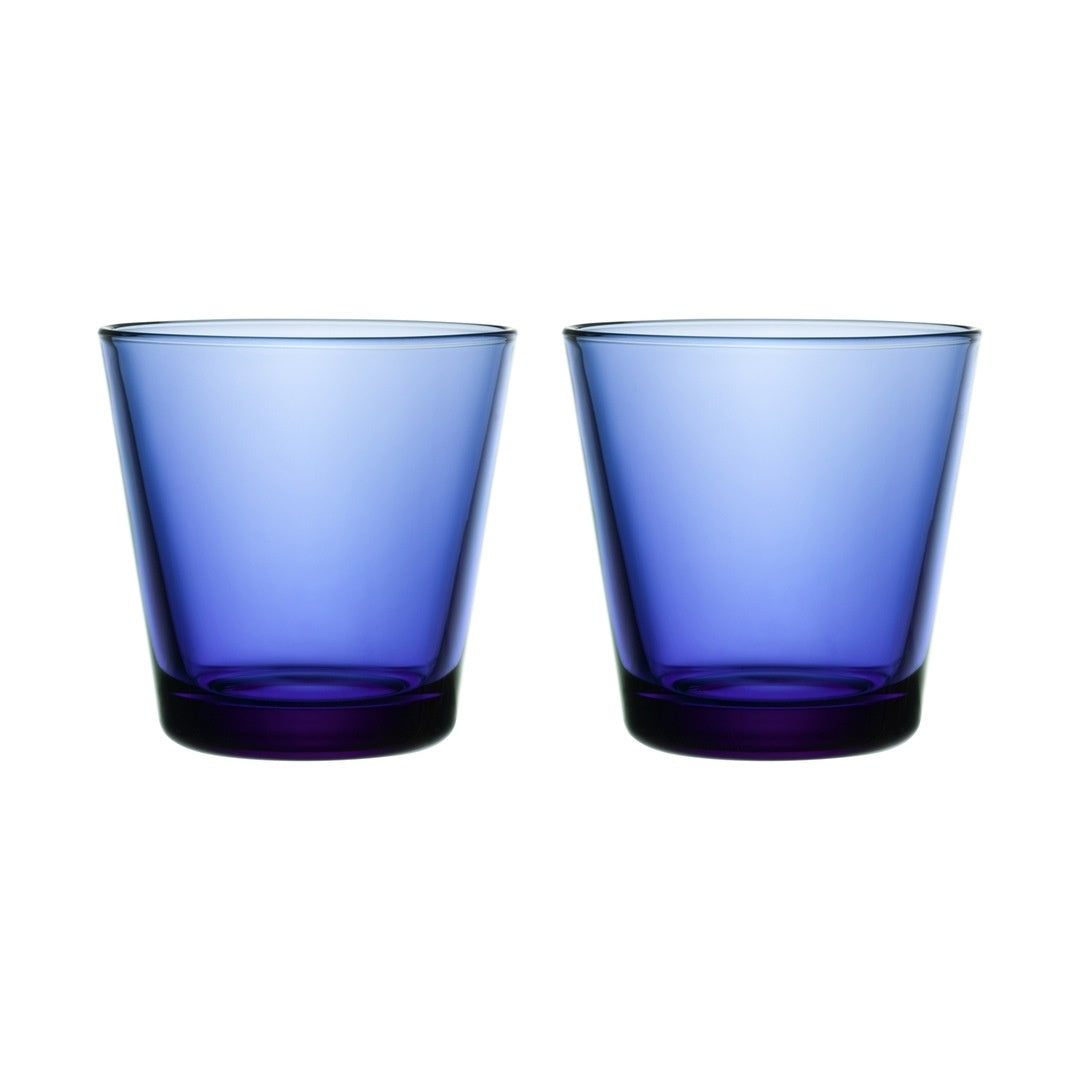 iittala Kartio glas 21 cl. - 2 stuks - ultramarijn 21 cl.