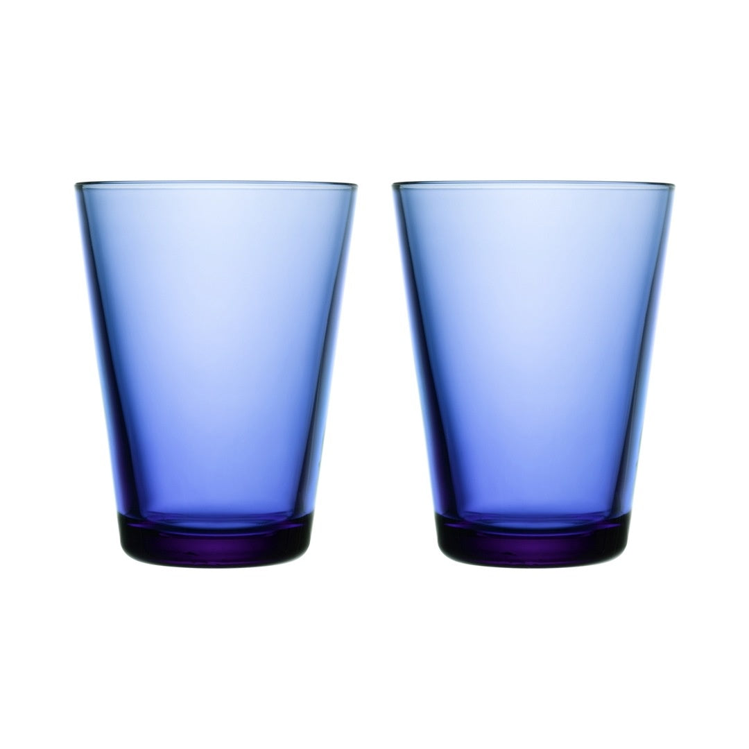 iittala Kartio glas 40 cl. - 2 stuks - ultramarijn 40 cl.