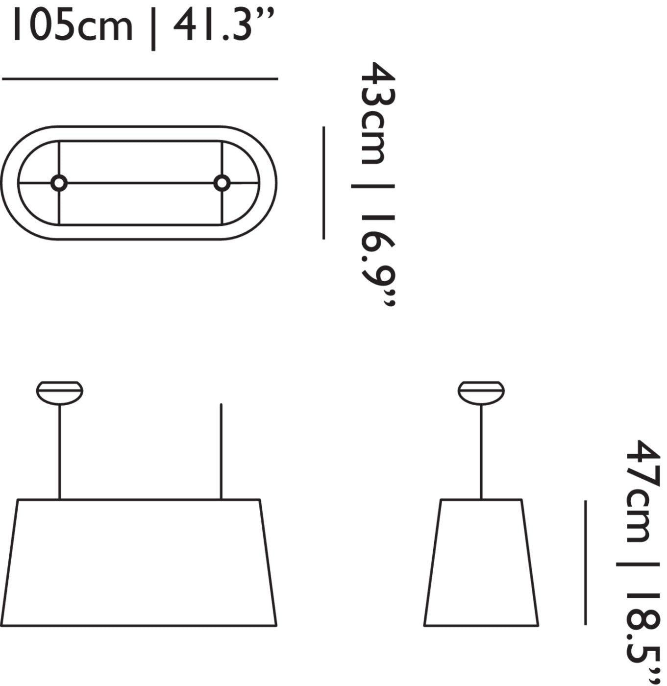 hanglamp Oval Light