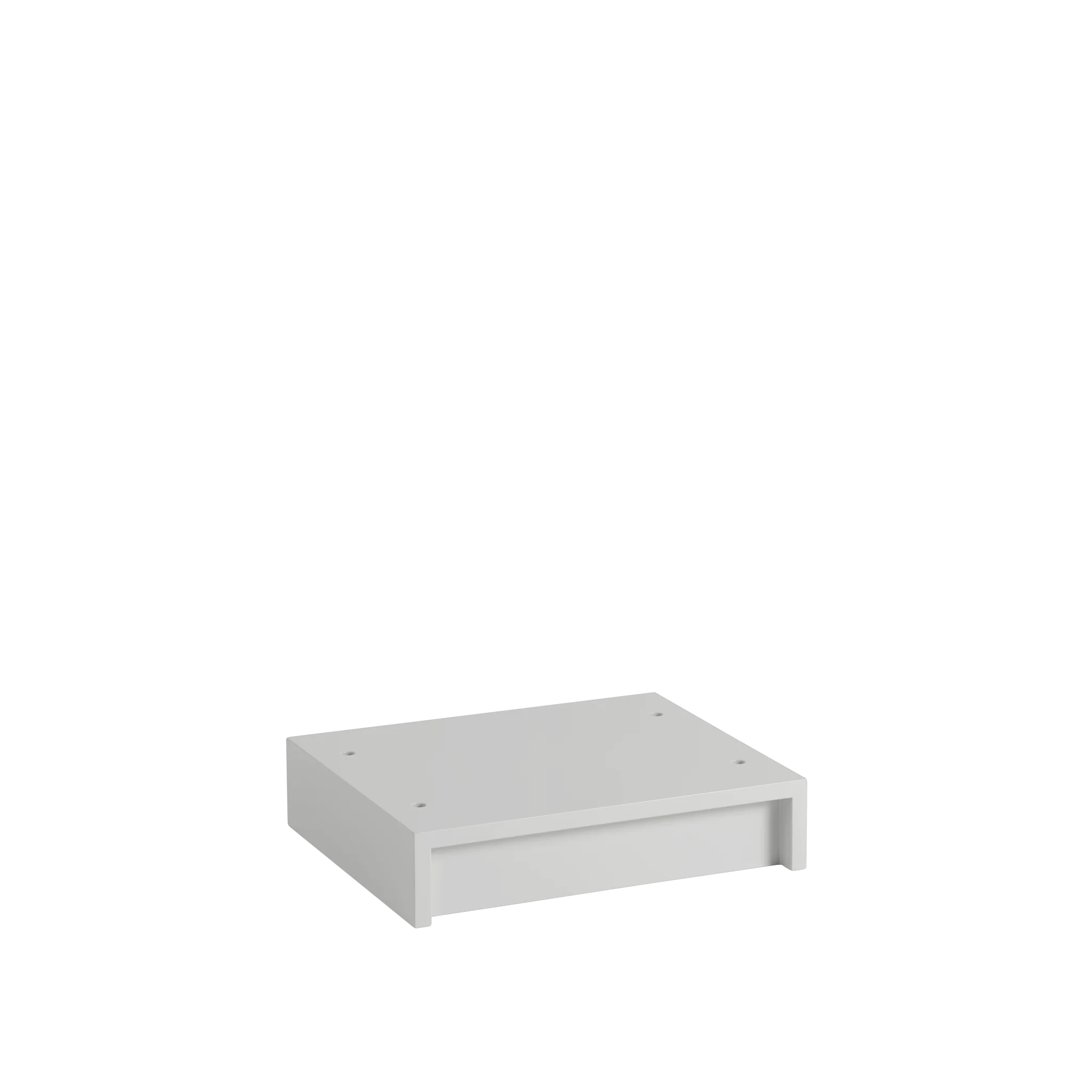 Muuto Stacked Storage System plinth - 43.5 cm. / lichtgrijs