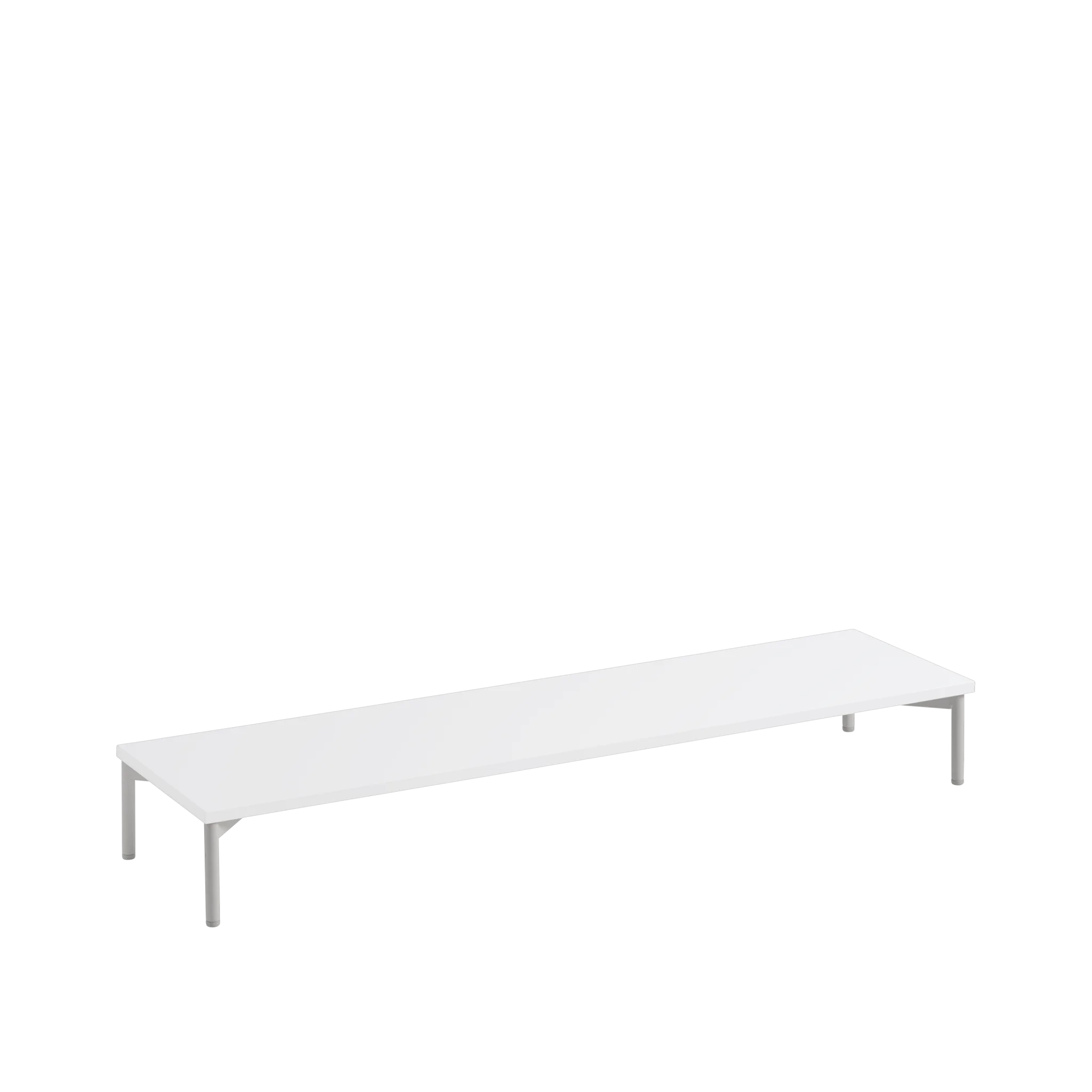 Muuto Stacked Storage System Podium with Tube Base - 131 cm. / wit