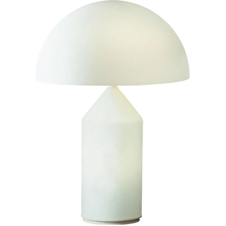 Witte paddenstoelvormige lamp Atollo 223 - 70cm in moderne inrichting