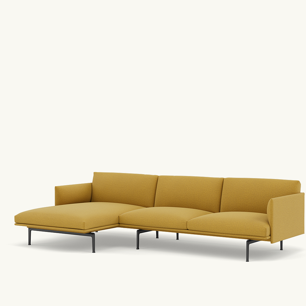 3 zits - chaise longue sofa Outline