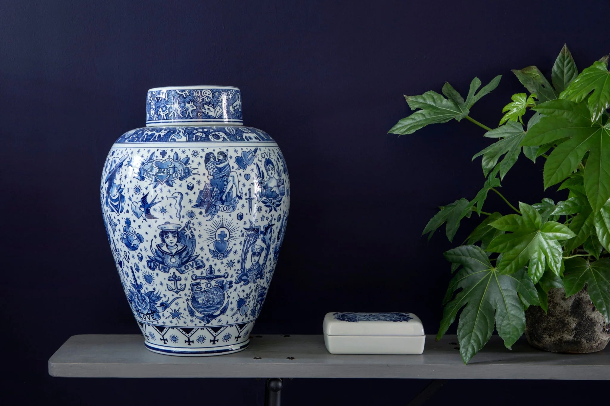 Royal Delft Schiffmacher Vaas True Love - standaard