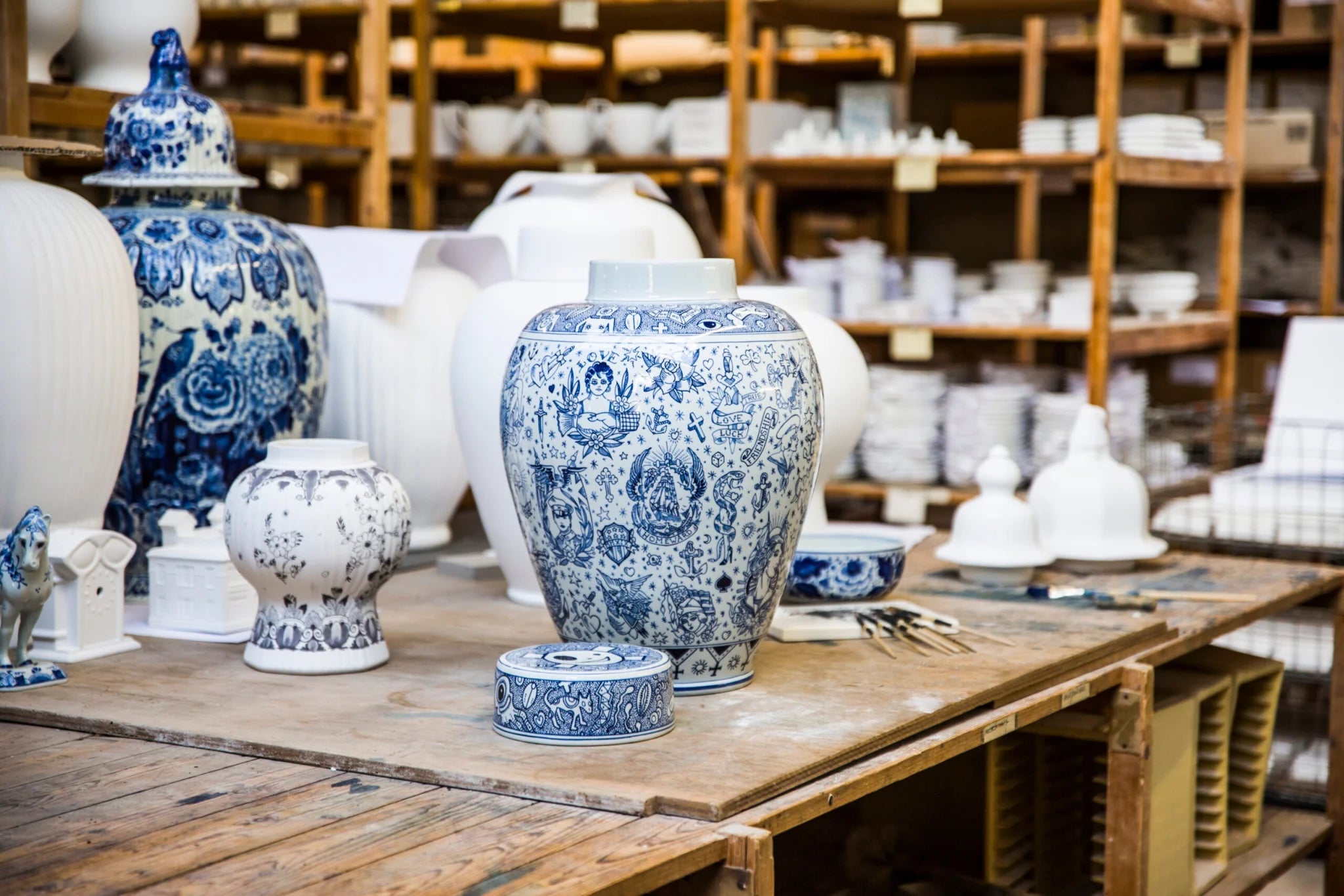 Royal Delft Schiffmacher Vaas True Love - standaard