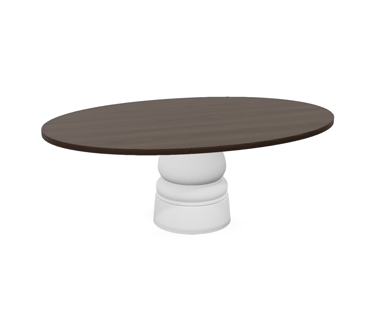 Moooi Container Table New Antiques base wit - ovaal - cinnamon