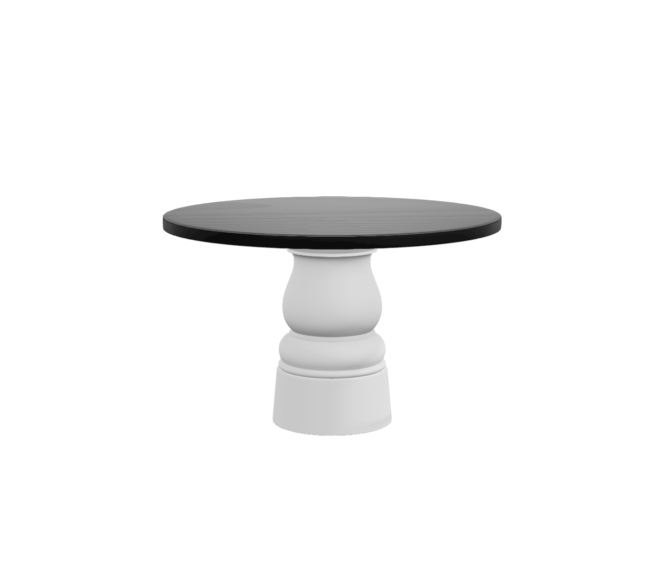 Container Table base wit - Ø 120 cm.