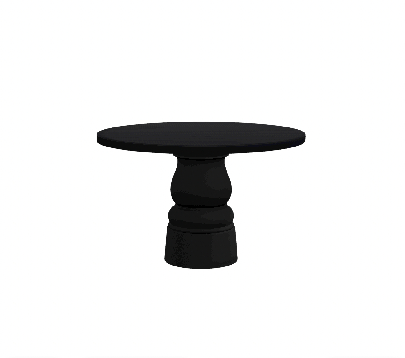 Moooi Container Table base zwart - Ø 120 cm. - RAL 9005