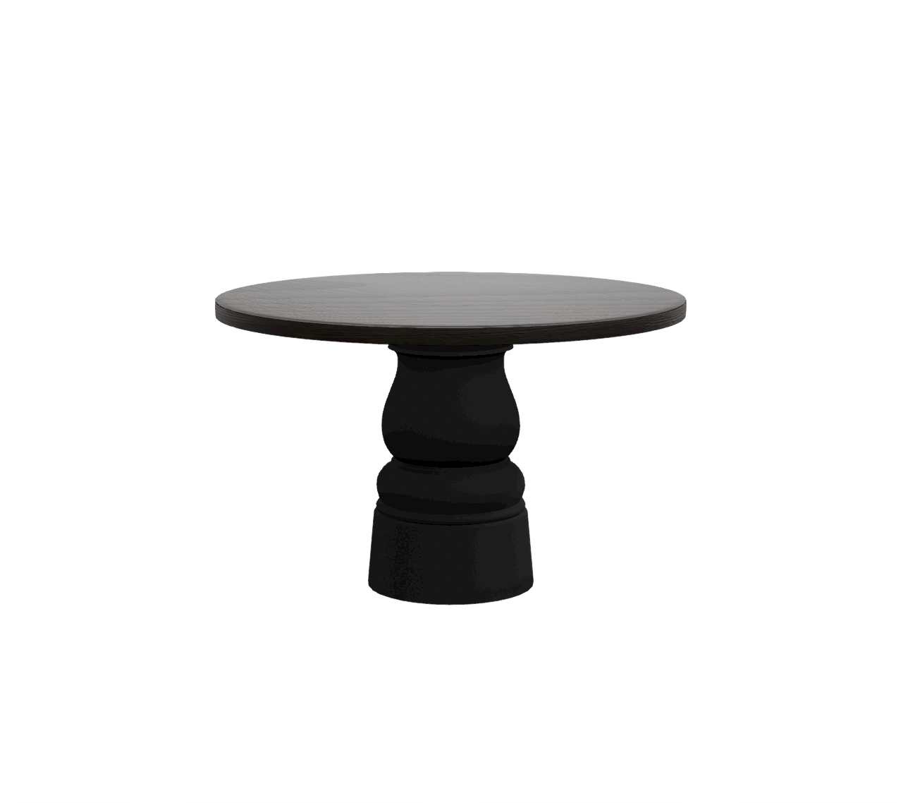 Moooi Container Table base zwart - Ø 120 cm. - wengé