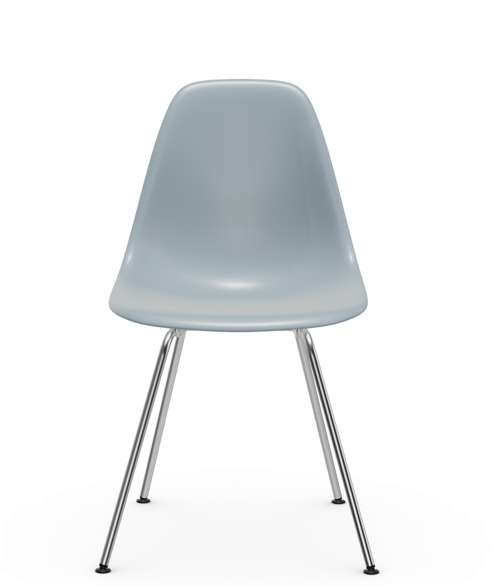 vitra Eames Plastic chair DSX RE - verchroomd - ice rey RE