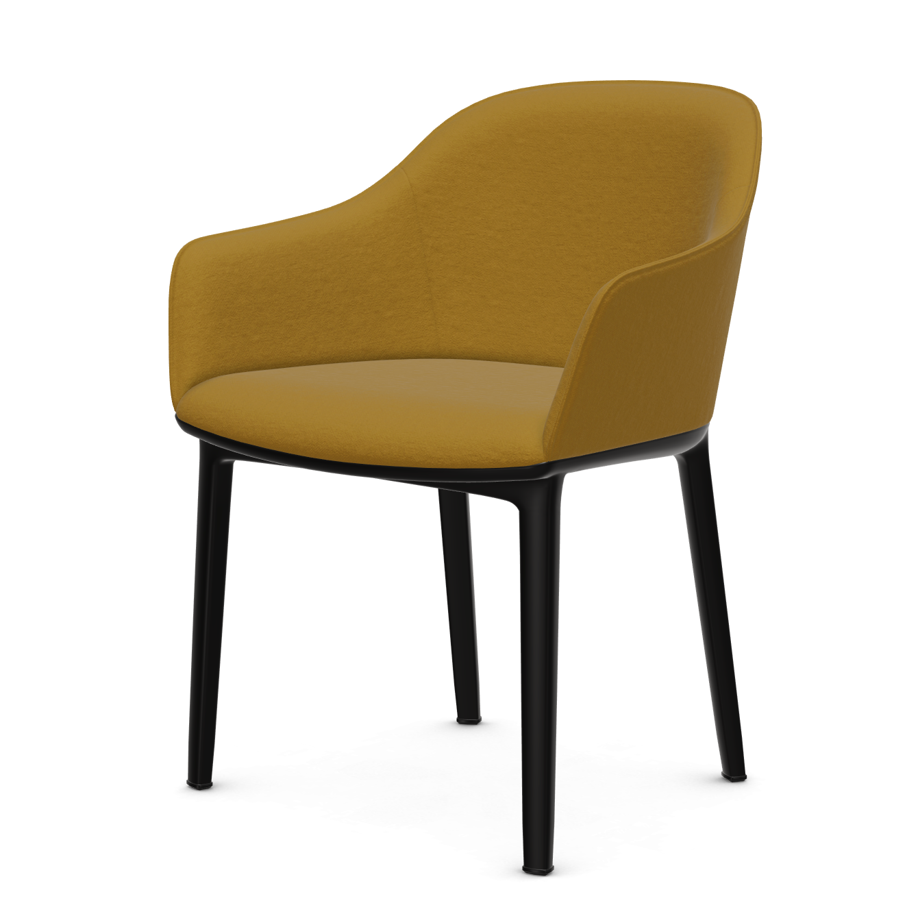 vitra Softshell Chair - Volo - koolzaadgeel