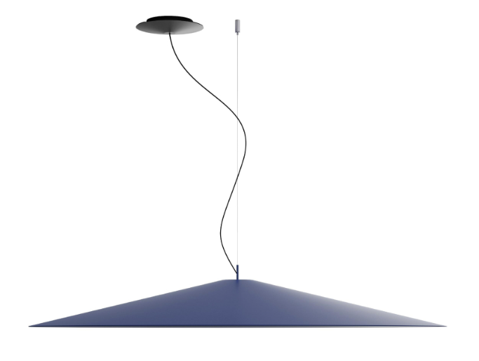 Luceplan hanglamp Koinè - Ø 110 cm. - blauw - Ø 110 cm.