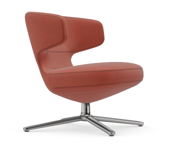 vitra fauteuil Petit Repos laag - Cosy - rusty orange