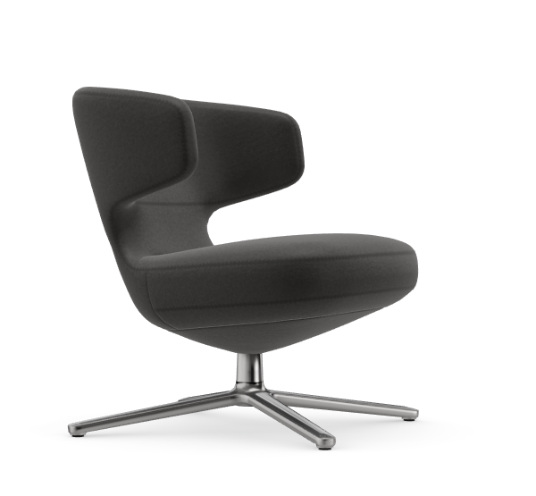 vitra fauteuil Petit Repos laag - Cosy - merino black