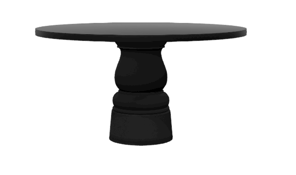 Moooi Container Table base zwart - Ø 140 cm. - black stained