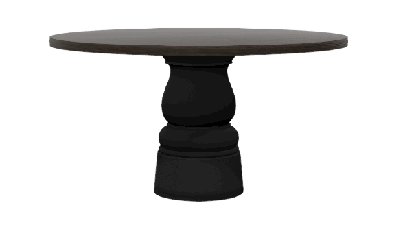 Moooi Container Table base zwart - Ø 140 cm. - grey