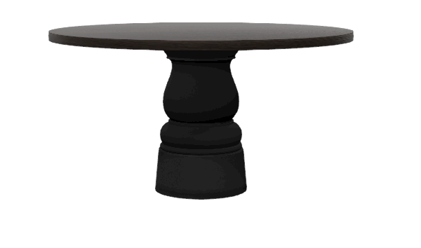 Moooi Container Table base zwart - Ø 140 cm. - wengé