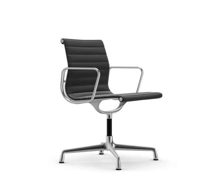 Eames Aluminium Chair EA 104 - Dine - leder