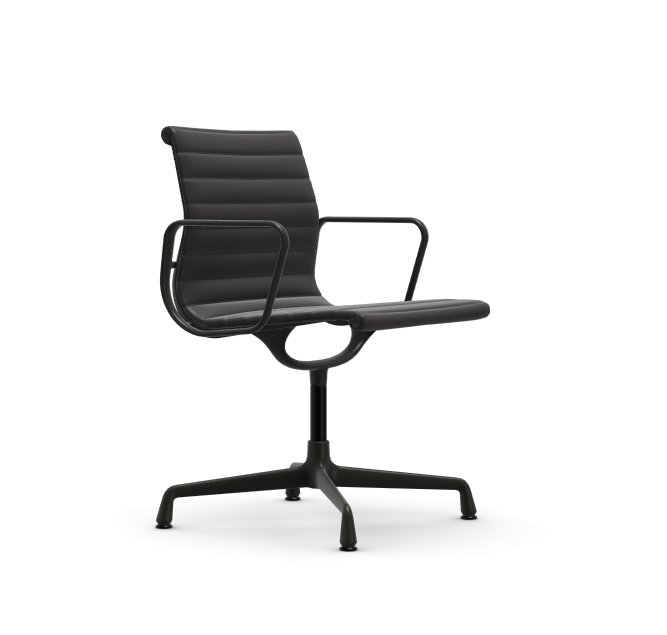 Eames Aluminium Chair EA 104 - Dine - leder