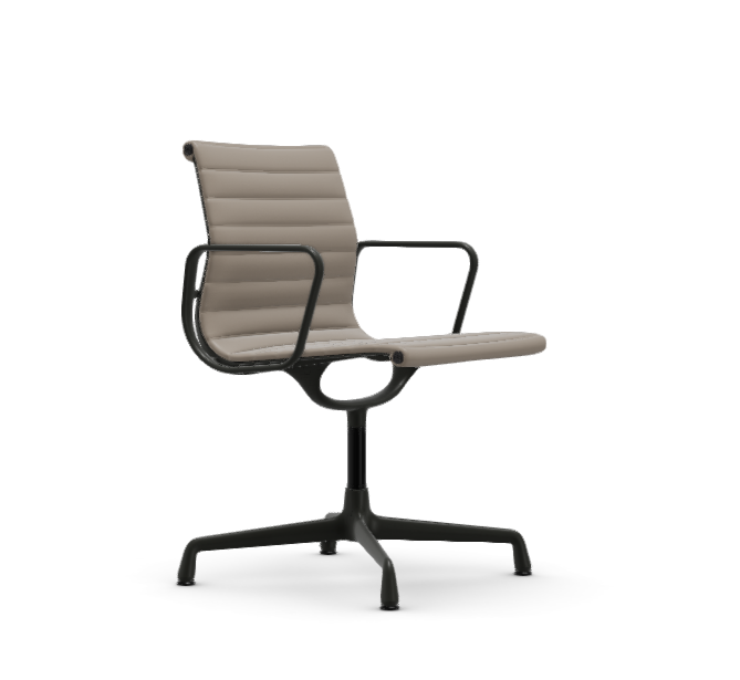 Eames Aluminium Chair EA 104 - Dine - leder