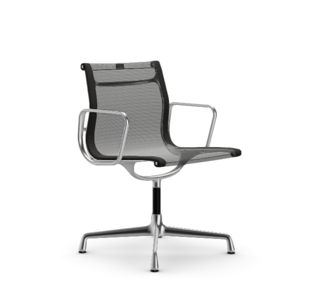 Eames Aluminium Chair EA 104 - Dine  - Netweave