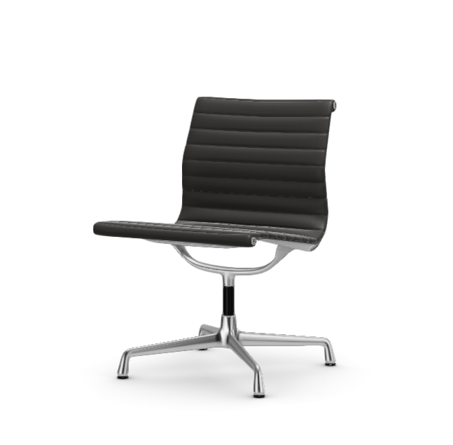 Eames Aluminium Chair EA 105 - Conference - leder