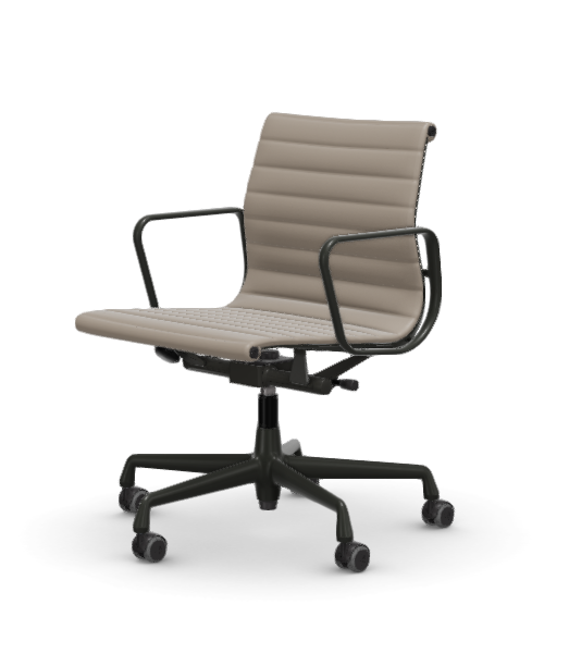 Eames Aluminium Chair EA 118 - Work - leder