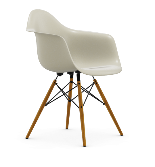 vitra Eames Fiberglass Armchair DAW - parchment - essen