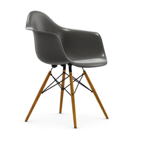 vitra Eames Fiberglass Armchair DAW - elephant hide grey - essen