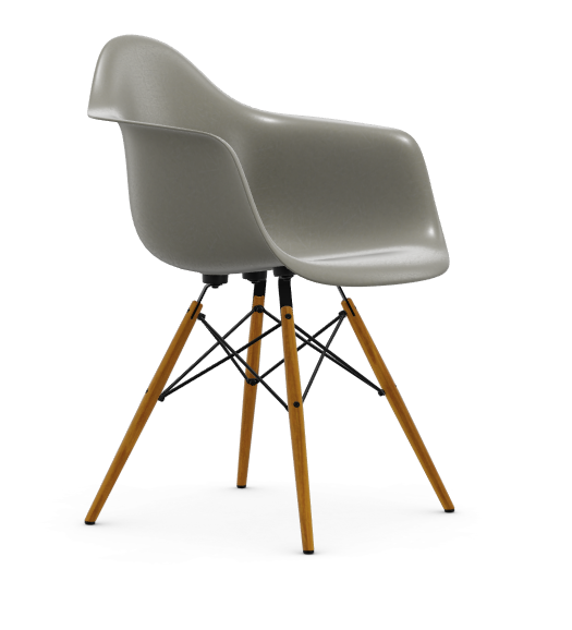 vitra Eames Fiberglass Armchair DAW - raw umber - essen