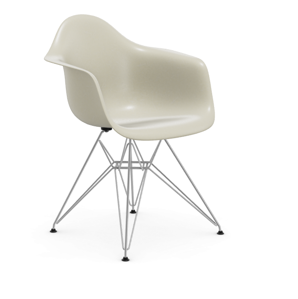 Eames Fiberglass Armchair DAR - verchroomd