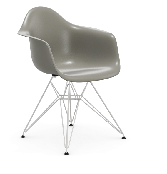 Eames Fiberglass Armchair DAR - wit