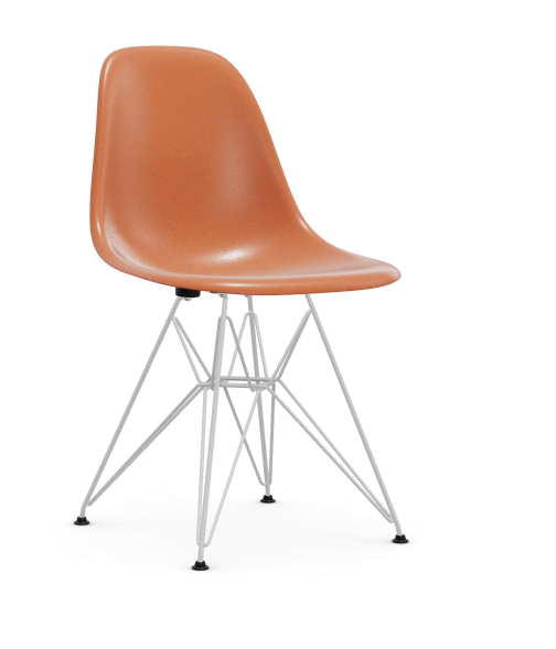 Eames Fiberglass Side chair DSR - wit