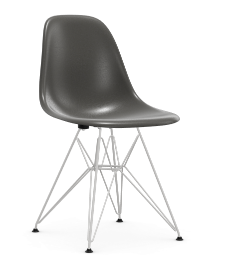 Eames Fiberglass Side chair DSR - wit